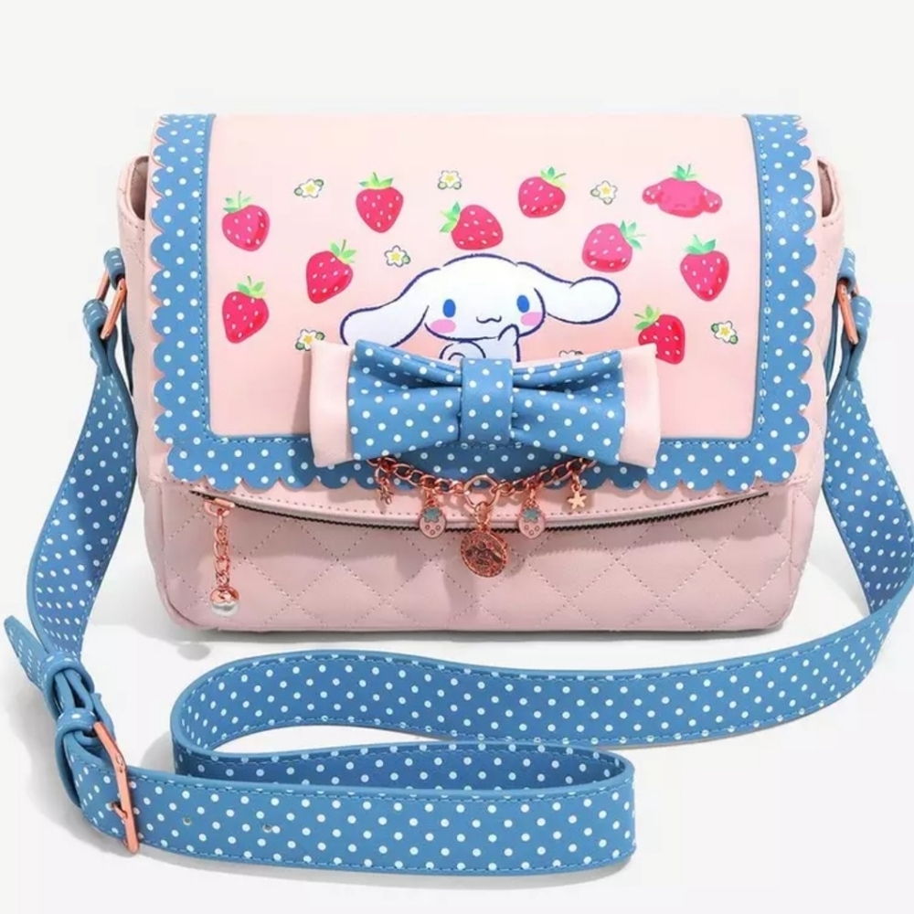 Sanrio Cinnamoroll Quilted Crossbody Bag